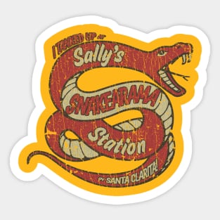 Sally's Snakearama Station 1971 Sticker